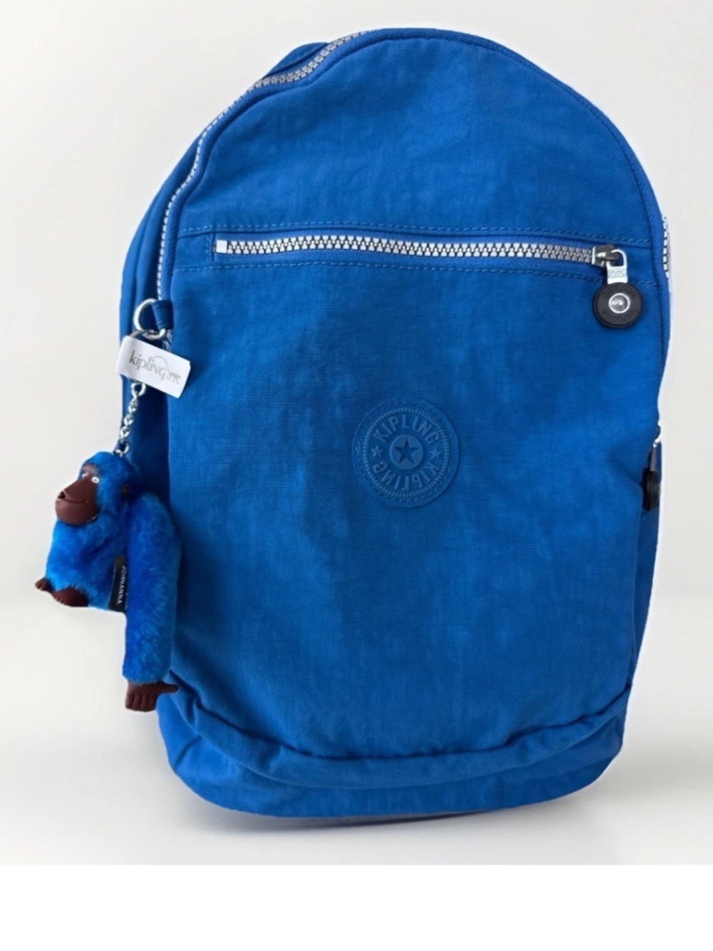 Kipling Seoul Backpack Blue Nylon Bag
